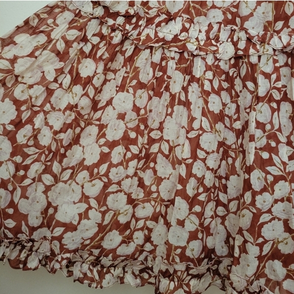 Doen Caramel dress in Red Ambridge Floral, sz s - Picture 8 of 15